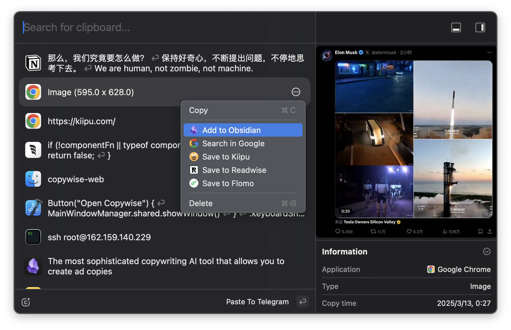 Copywise Screenshot